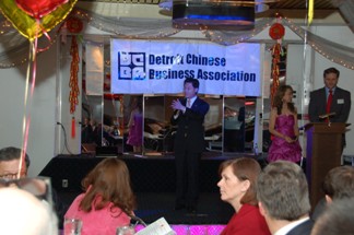 储茂明副总领事在新年招待会上致辞